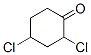 Cyclohexanone, 2,4-dichloro-Structure,908104-94-9Structure Cyclohexanone, 2,4-dichloro- Structure,908104-94-9Structure