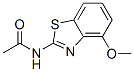 Acetamide, n-(4-methoxy-2-benzothiazolyl)-(9ci)Structure,90915-52-9Structure Acetamide, n-(4-methoxy-2-benzothiazolyl)-(9ci) Structure,90915-52-9Structure