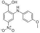 2-(4-Methoxy-phenylamino)-4-nitro-benzoic acidStructure,91-42-9Structure 2-(4-Methoxy-phenylamino)-4-nitro-benzoic acid Structure,91-42-9Structure
