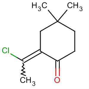 2-(1-Chloro-ethylidene)-4,4-dimethyl-cyclohexanoneStructure,910635-43-7Structure 2-(1-Chloro-ethylidene)-4,4-dimethyl-cyclohexanone Structure,910635-43-7Structure