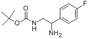 [2-氨基-2-(4-氟-苯基)-乙基]-氨基甲酸叔丁酯鹽酸鹽結(jié)構(gòu)式_912762-88-0結(jié)構(gòu)式