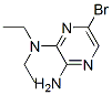 2-氨基-5-溴-3-二乙氨基吡嗪結(jié)構(gòu)式_912773-09-2結(jié)構(gòu)式