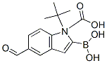 2-硼-5-甲?；?1H-吲哚-1-羧酸-1-(1,1-二甲基乙基)酯結(jié)構(gòu)式_913388-54-2結(jié)構(gòu)式