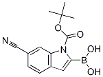 1H-Indole-1-carboxylic acid, 2-borono-6-cyano-, 1-(1,1-dimethylethyl) ester (9CI)Structure,913835-67-3Structure 1H-Indole-1-carboxylic acid, 2-borono-6-cyano-, 1-(1,1-dimethylethyl) ester (9CI) Structure,913835-67-3Structure