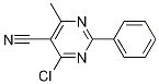 4-Chloro-6-methyl-2-phenyl-5-pyrimidinecarbonitrileStructure,914074-37-6Structure 4-Chloro-6-methyl-2-phenyl-5-pyrimidinecarbonitrile Structure,914074-37-6Structure