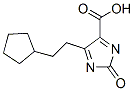 1H-Imidazole-4-carboxylic acid,5-(2-cyclopentylethyl)-2,3-dihydro-2-oxo-Structure,914219-71-9Structure 1H-Imidazole-4-carboxylic acid,5-(2-cyclopentylethyl)-2,3-dihydro-2-oxo- Structure,914219-71-9Structure