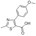 2-Methyl-4-(4-methoxy-phenyl)-thiazole-5-carboxylic acidStructure,914220-65-8Structure 2-Methyl-4-(4-methoxy-phenyl)-thiazole-5-carboxylic acid Structure,914220-65-8Structure