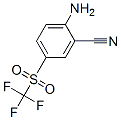 2-Amino-5-(trifluoromethylsulfonyl)benzonitrileStructure,914776-00-4Structure 2-Amino-5-(trifluoromethylsulfonyl)benzonitrile Structure,914776-00-4Structure