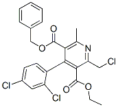 3,5-Pyridinedicarboxylic acid, 2-(chloromethyl)-4-(2,4-dichlorophenyl)-6-methyl-, 3-ethyl 5-(phenylmethyl) esterStructure,915296-81-0Structure 3,5-Pyridinedicarboxylic acid, 2-(chloromethyl)-4-(2,4-dichlorophenyl)-6-methyl-, 3-ethyl 5-(phenylmethyl) ester Structure,915296-81-0Structure