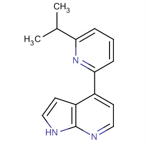 4-(6-Isopropylpyridin-2-yl)-1h-pyrrolo[2,3-b]pyridine Structure,916172-97-9Structure