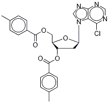 3,5-O-ditoluoyl 6-chloropurine-7-beta-d-deoxyribosideStructure,91713-51-8Structure 3,5-O-ditoluoyl 6-chloropurine-7-beta-d-deoxyriboside Structure,91713-51-8Structure