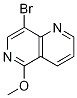 8-Bromo-5-methoxy-1,6-naphthyridineStructure,917474-63-6Structure 8-Bromo-5-methoxy-1,6-naphthyridine Structure,917474-63-6Structure