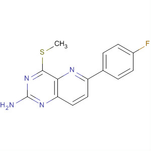 2-氨基-4-甲基硫代-6-(4-氟苯基)-吡啶并(3,2-d)嘧啶結(jié)構(gòu)式_917758-41-9結(jié)構(gòu)式
