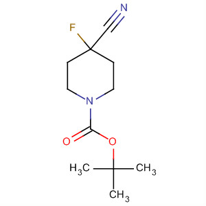1-Piperidinecarboxylic acid, 4-cyano-4-fluoro-, 1,1-dimethylethyl esterStructure,918431-93-3Structure 1-Piperidinecarboxylic acid, 4-cyano-4-fluoro-, 1,1-dimethylethyl ester Structure,918431-93-3Structure