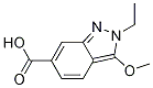 2-Ethyl-3-methoxy-2h-indazole-6-carboxylicacidStructure,919106-95-9Structure 2-Ethyl-3-methoxy-2h-indazole-6-carboxylicacid Structure,919106-95-9Structure