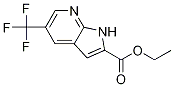5-(三氟甲基)-1H-吡咯并[2,3-B]吡啶-2-羧酸乙酯結(jié)構(gòu)式_920978-97-8結(jié)構(gòu)式