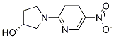 (R)-1-(5-硝基吡啶-2-基)吡咯烷-3-醇結(jié)構(gòu)式_921592-85-0結(jié)構(gòu)式