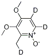 3,4-Dimethoxy-2-methylpyridine n-oxide-d3Structure,922727-41-1Structure 3,4-Dimethoxy-2-methylpyridine n-oxide-d3 Structure,922727-41-1Structure