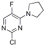2-Chloro-5-fluoro-4-(1-pyrrolidinyl)pyrimidineStructure,923119-59-9Structure 2-Chloro-5-fluoro-4-(1-pyrrolidinyl)pyrimidine Structure,923119-59-9Structure