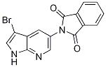 2-(3-溴-1H-吡咯并[2,3-B]吡啶-5-基)-1H-異吲哚-1,3(2H)-二酮結構式_923583-84-0結構式
