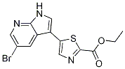 5-(5-溴-1H-吡咯并[2,3-B]吡啶-3-基)-2-噻唑羧酸乙酯結(jié)構(gòu)式_923583-98-6結(jié)構(gòu)式
