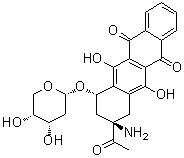 Amrubicin hydrochlorideStructure,92395-36-3Structure Amrubicin hydrochloride Structure,92395-36-3Structure