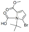 1H-Pyrrole-1,2-dicarboxylic acid, 5-bromo-, 1-(1,1-dimethylethyl) 2-methyl esterStructure,924708-81-6Structure 1H-Pyrrole-1,2-dicarboxylic acid, 5-bromo-, 1-(1,1-dimethylethyl) 2-methyl ester Structure,924708-81-6Structure