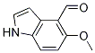 5-甲氧基-1H-吲哚-4-羧醛結(jié)構(gòu)式_92623-00-2結(jié)構(gòu)式
