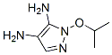 1H-pyrazole-4,5-diamine, 1-(1-methylethoxy)-Structure,927417-23-0Structure 1H-pyrazole-4,5-diamine, 1-(1-methylethoxy)- Structure,927417-23-0Structure