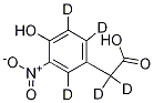 4-羥基-3-硝基苯乙酸-d5結(jié)構(gòu)式_929709-59-1結(jié)構(gòu)式