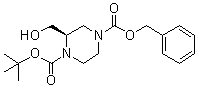 (R)-4-boc-1-cbz-2-羥基甲基哌嗪結(jié)構(gòu)式_930782-89-1結(jié)構(gòu)式