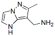 1H-imidazo[1,2-b]pyrazole-7-methanamine, 6-methyl- Structure,933697-75-7Structure