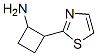 Cyclobutanamine, 2-(2-thiazolyl)-Structure,933713-04-3Structure Cyclobutanamine, 2-(2-thiazolyl)- Structure,933713-04-3Structure