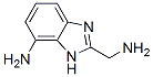 1H-benzimidazole-2-methanamine, 7-amino-Structure,933726-92-2Structure 1H-benzimidazole-2-methanamine, 7-amino- Structure,933726-92-2Structure