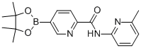 2-Pyridinecarboxamide, n-(6-methyl-2-pyridinyl)-5-(4,4,5,5-tetramethyl-1,3,2-dioxaborolan-2-yl)-Structure,936091-08-6Structure 2-Pyridinecarboxamide, n-(6-methyl-2-pyridinyl)-5-(4,4,5,5-tetramethyl-1,3,2-dioxaborolan-2-yl)- Structure,936091-08-6Structure