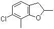 6-Chloro-2,3-dihydro-2,7-dimethylbenzofuranStructure,936322-69-9Structure 6-Chloro-2,3-dihydro-2,7-dimethylbenzofuran Structure,936322-69-9Structure