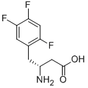 (R)-3-氨基-4-(2,4,5-三氟苯基)丁酸結(jié)構(gòu)式_936630-57-8結(jié)構(gòu)式