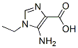 1H-imidazole-4-carboxylic acid, 5-amino-1-ethyl- Structure,937690-15-8Structure