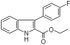 3-(4-Fluorophenyl)indole-2-carboxylic acid ethyl esterStructure,93957-39-2Structure 3-(4-Fluorophenyl)indole-2-carboxylic acid ethyl ester Structure,93957-39-2Structure