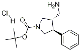 Trans-tert-butyl 3-(aminomethyl)-4-phenylpyrrolidine-1-carboxylate hydrochlorideStructure,939823-97-9Structure Trans-tert-butyl 3-(aminomethyl)-4-phenylpyrrolidine-1-carboxylate hydrochloride Structure,939823-97-9Structure