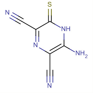 5-Amino-3,4-dihydro-3-thioxo-2,6-pyrazinedicarbonitrileStructure,94053-73-3Structure 5-Amino-3,4-dihydro-3-thioxo-2,6-pyrazinedicarbonitrile Structure,94053-73-3Structure