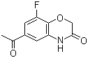 2H-1,4-Benzoxazin-3(4H)-one, 6-acetyl-8-fluoro-Structure,943994-30-7Structure 2H-1,4-Benzoxazin-3(4H)-one, 6-acetyl-8-fluoro- Structure,943994-30-7Structure