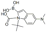 1H-Indole-1-carboxylic acid, 2-borono-5-(dimethylamino)-, 1-(1,1-dimethylethyl) esterStructure,945493-49-2Structure 1H-Indole-1-carboxylic acid, 2-borono-5-(dimethylamino)-, 1-(1,1-dimethylethyl) ester Structure,945493-49-2Structure