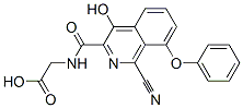 n-[(1-氰基-4-羥基-8-苯氧基-3-異喹啉)羰基]-甘氨酸結(jié)構(gòu)式_945739-71-9結(jié)構(gòu)式