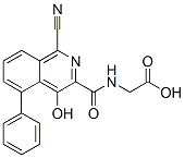 n-[(1-氰基-4-羥基-5-苯基-3-異喹啉)羰基]-甘氨酸結(jié)構(gòu)式_945740-12-5結(jié)構(gòu)式