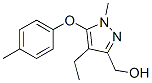 1H-pyrazole-3-methanol, 4-ethyl-1-methyl-5-(4-methylphenoxy)-Structure,946061-26-3Structure 1H-pyrazole-3-methanol, 4-ethyl-1-methyl-5-(4-methylphenoxy)- Structure,946061-26-3Structure