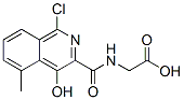 n-[(1-氯-4-羥基-5-甲基-3-異喹啉)羰基]-甘氨酸結(jié)構(gòu)式_947516-54-3結(jié)構(gòu)式