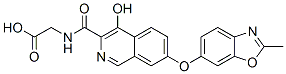 n-[[4-羥基-7-[(2-甲基-6-苯并噁唑基)氧基]-3-異喹啉]羰基]-甘氨酸結(jié)構(gòu)式_947516-56-5結(jié)構(gòu)式