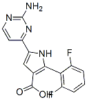  5-(2-氨基-4-嘧啶)-2-(2,6-二氟苯基)-1H-吡咯-3-羧酸結構式_951784-21-7結構式
