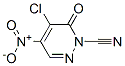 1(6H)-pyridazinecarbonitrile, 5-chloro-4-nitro-6-oxo-Structure,953788-82-4Structure 1(6H)-pyridazinecarbonitrile, 5-chloro-4-nitro-6-oxo- Structure,953788-82-4Structure